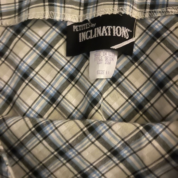 Vintage Plaid A-Line Skirt - Picture 2 of 3